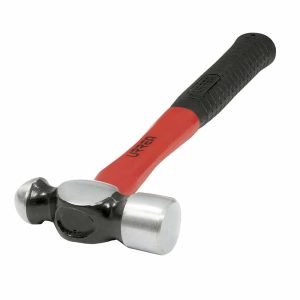 Martillo maquinado de bola con mango de fibra de vidrio largo de 13″, 8 oz Urrea 1308FV