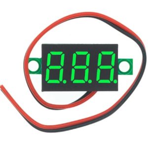VOLTÍMETRO PEQUEÑO DC 0,36″3,2-30V 2 HILOS