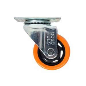 Rodaja de PVC naranja giratoria 4″ Surtek RV10G